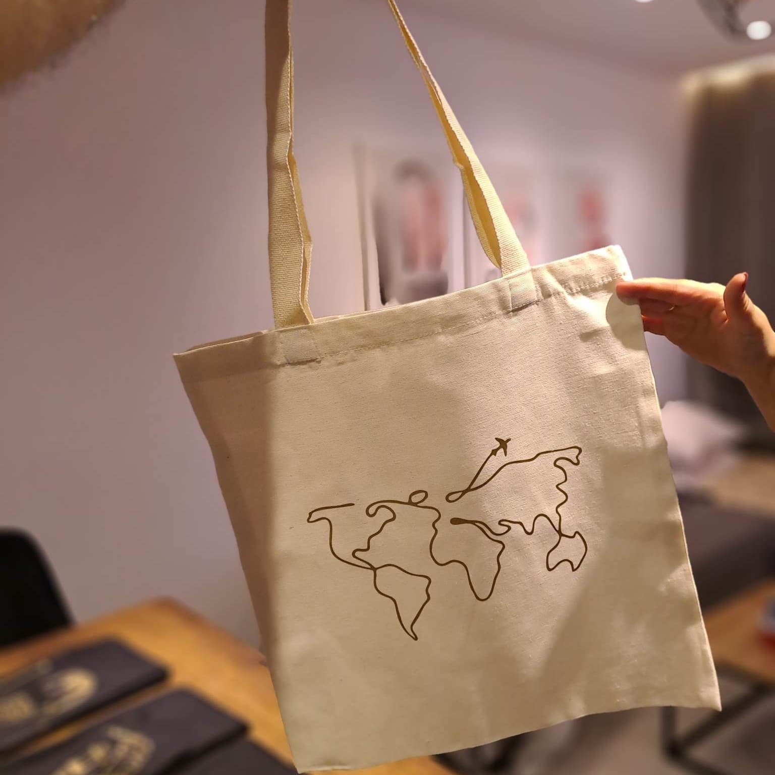 Totebag Tour du Monde